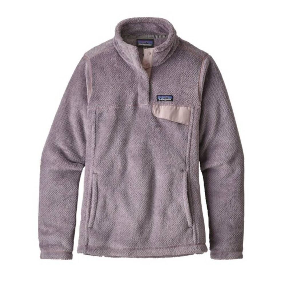 Patagonia Fleece Snap T Synchilla Lavender Size XS Polar Women Sweater